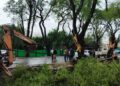 LA MUNICIPALIDAD INTERVIENE ANTE LA CAÍDA DE ÁRBOLES, RAMAS Y POSTES POR LA TORMENTA Y ASISTE A FAMILIAS AFECTADAS