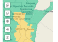 Emitieron alerta amarilla por lluvia y tormentas para este jueves y viernes