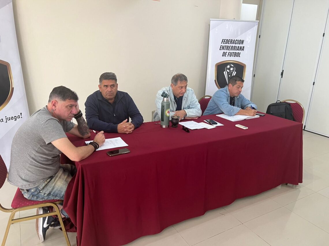 SE REALIZÓ UNA NUEVA REUNIÓN DE DIRIGENTES DE LA FEDERACIÓN ENTRERRIANA DE FÚTBOL