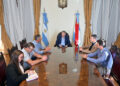 Frigerio recibió a los organizadores de la Jornada de la Cadena Láctea de Entre Ríos