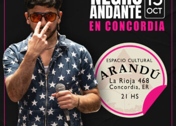 El Negro Andante trae la Fábrica de Jingles a Concordia