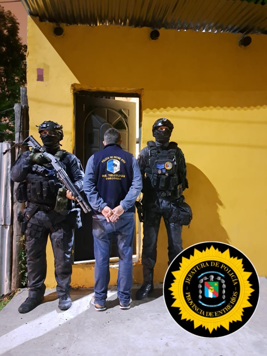 Allanamientos positivos: Cuatro detenidos y secuestro de cocaína y efectivo