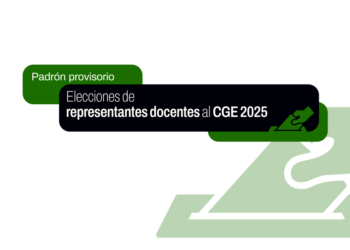 Ya se encuentra disponible el padrón provisorio para las elecciones de representación docente en el CGE
