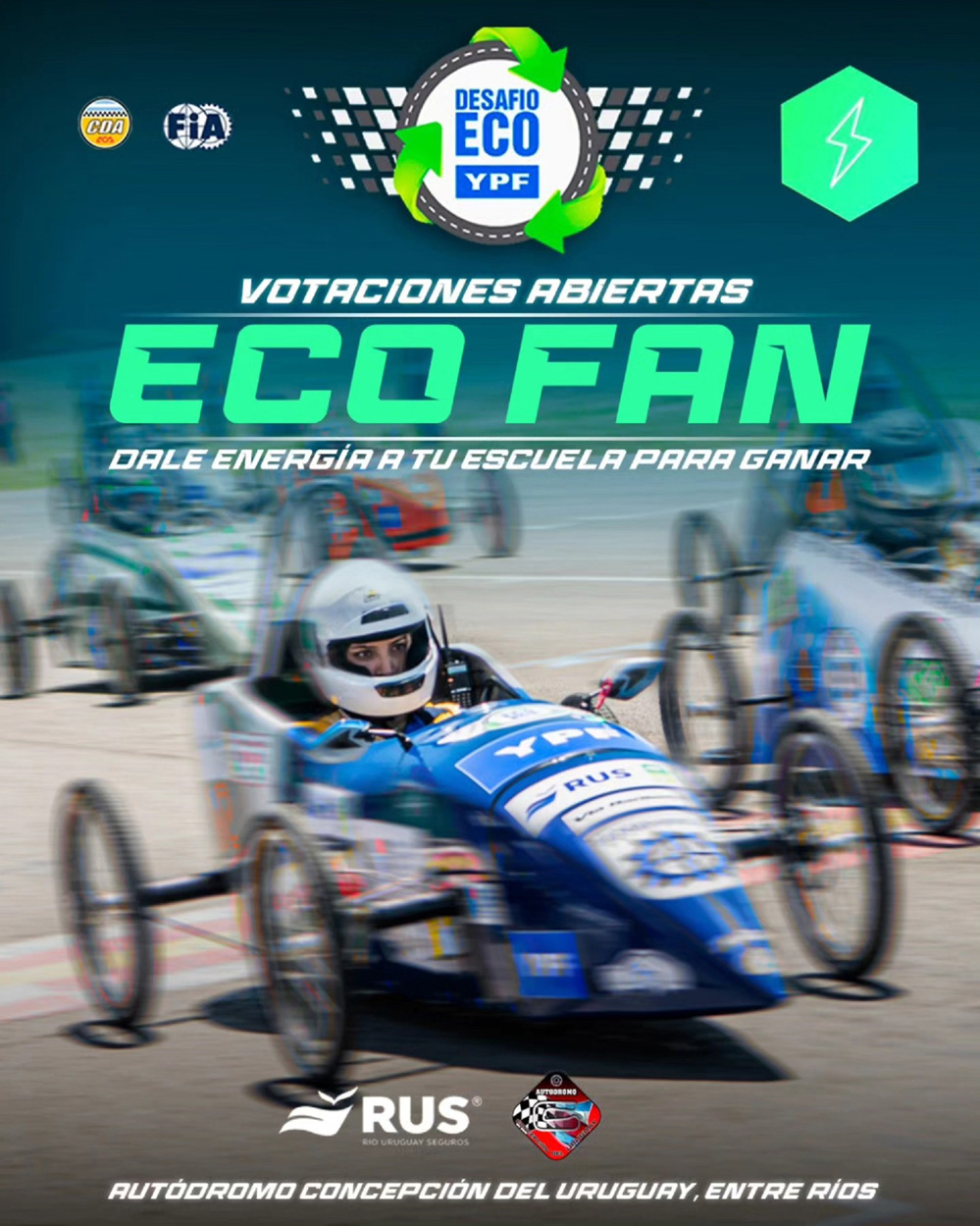 Ultiman detalles para el Desafío Eco YPF en Concepción del Uruguay