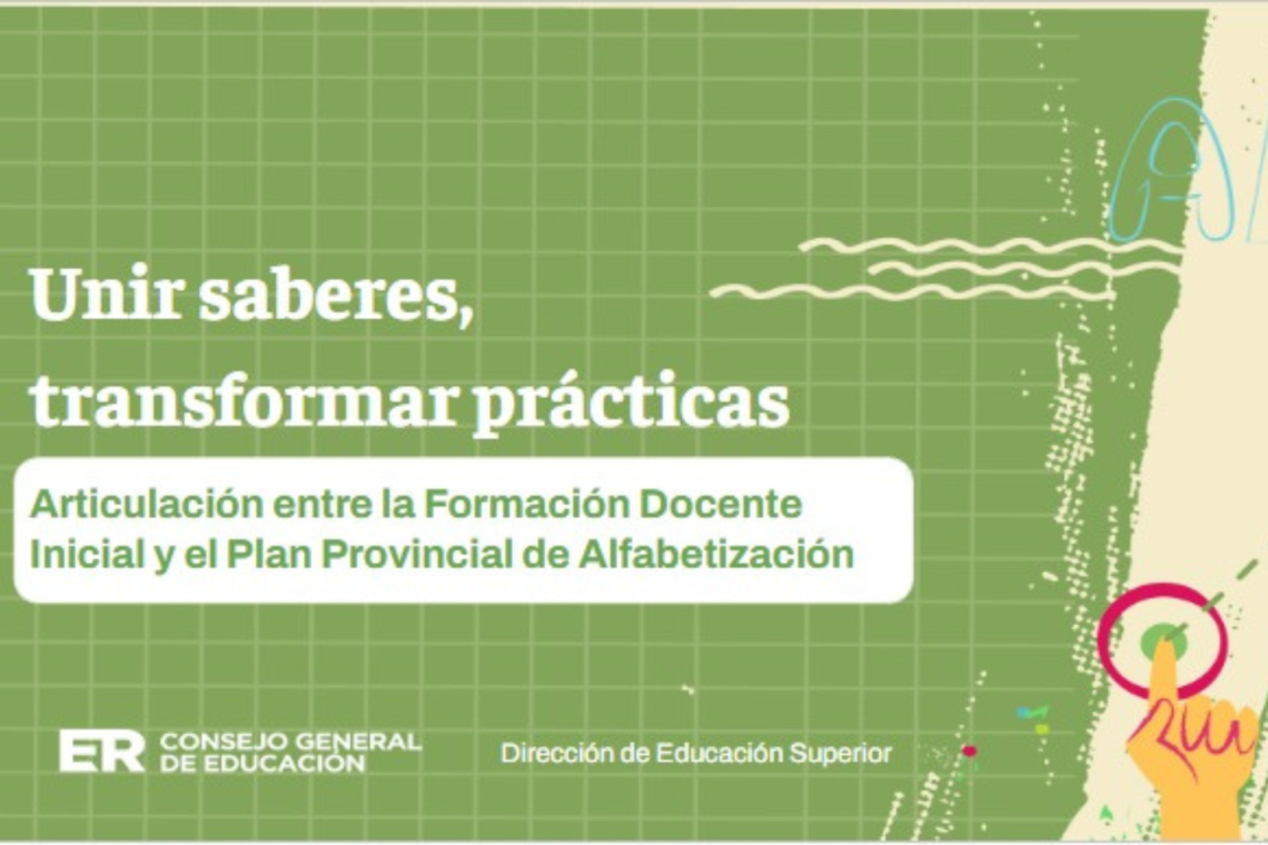 Comenzó una capacitación para docentes de nivel superior en el marco del Plan Provincial de Alfabetización