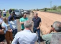 El gobernador visitó una obra de saneamiento cloacal que dará solución definitiva a los vecinos de Villaguay
