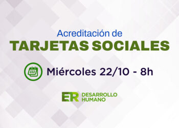 Este miércoles se acreditan los fondos de las tarjetas sociales