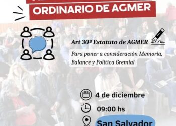 Convocatoria a Congreso Ordinario de AGMER