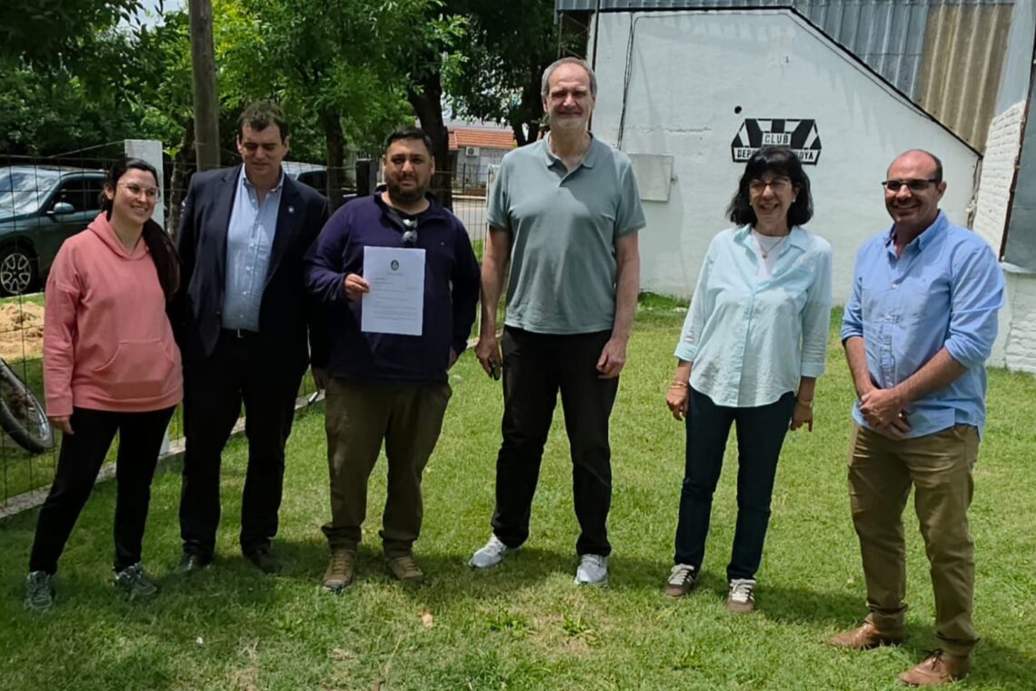 El gobierno fortalece los vínculos con instituciones deportivas del departamento Nogoyá