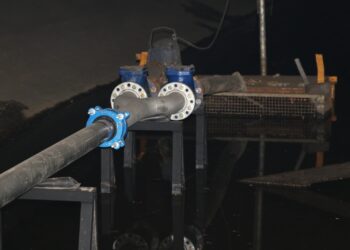 Se renovó el sistema de drenaje interno del túnel subfluvial