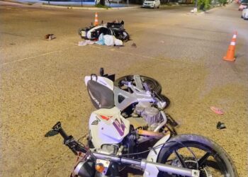 Accidente de Tránsito: Colisión entre dos motocicletas