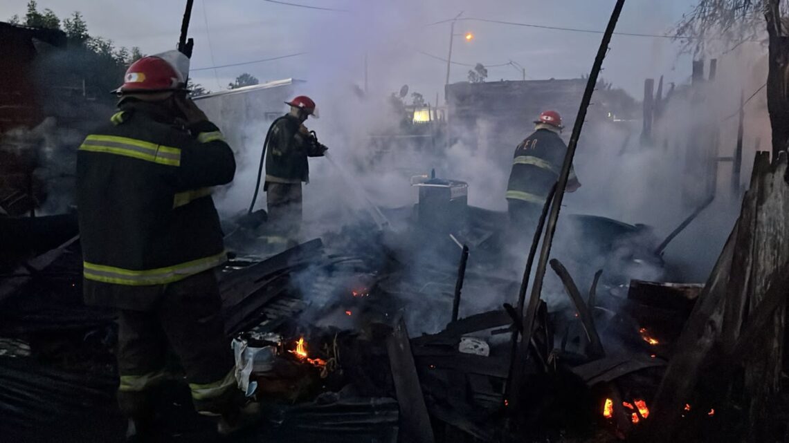 Intervención por incendio de vivienda