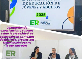 La Dirección de Educación Penitenciaria participó del Encuentro Provincial de Educación de Jóvenes y Adultos