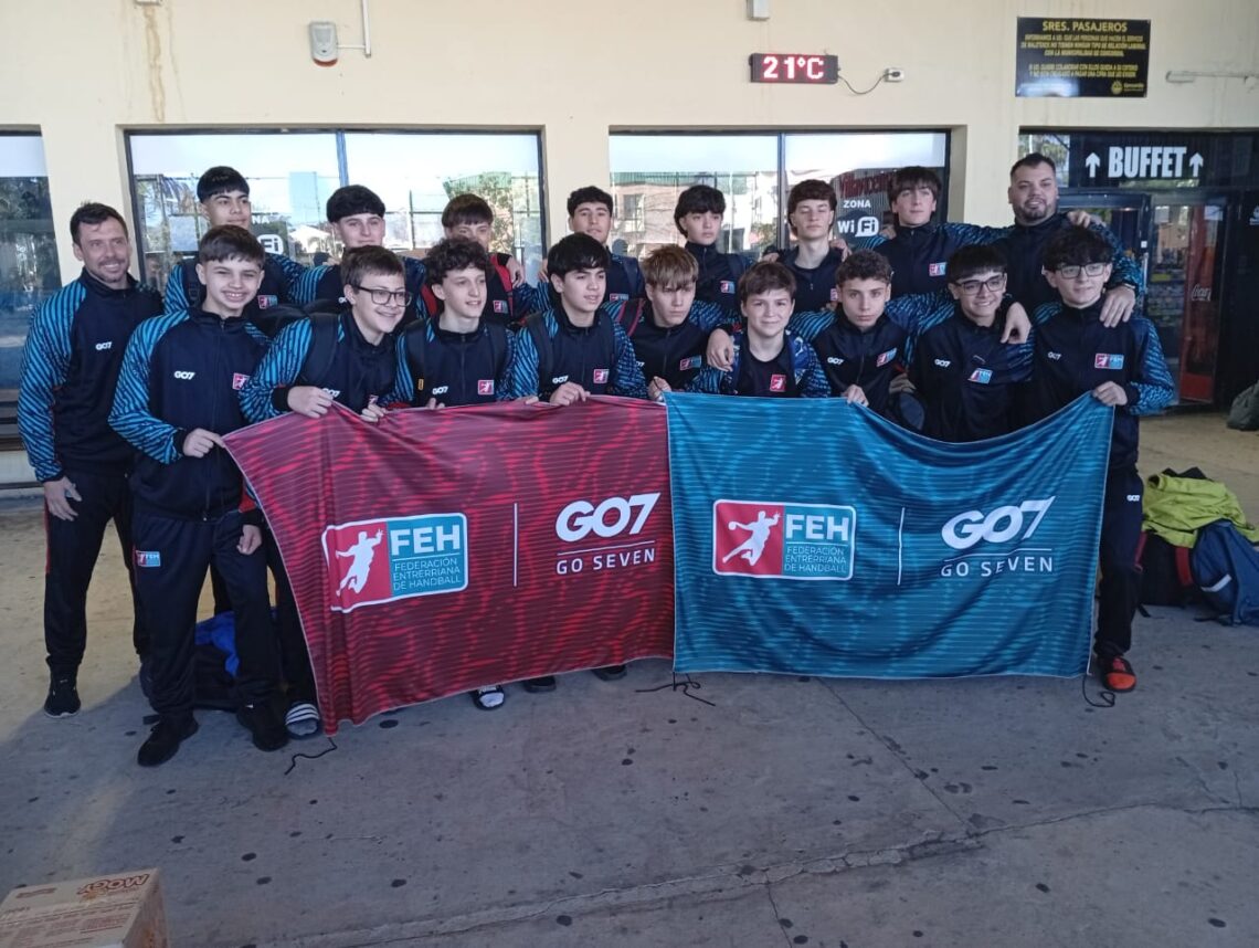 Ya instalado en Bariloche, Entre Ríos aguarda por el debut en el nacional de selecciones menores 2025