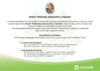CHARLA “MALVINAS, EDUCACIÓN Y VALORES”