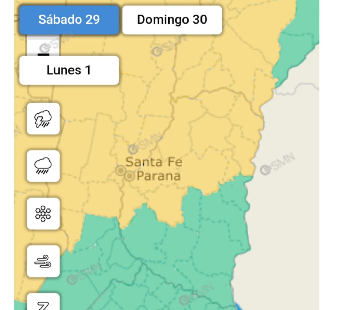 Se actualizó el reporte meteorológico y hay alerta amarilla para este naranja el domingo