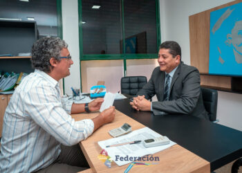 El Intendente Bravo recibió al Gerente del Banco Nación