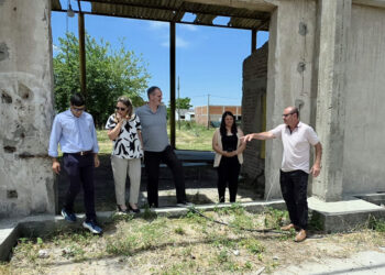 El gobierno acompañó acciones deportivas y obras de infraestructura en la localidad de Los Charrúas