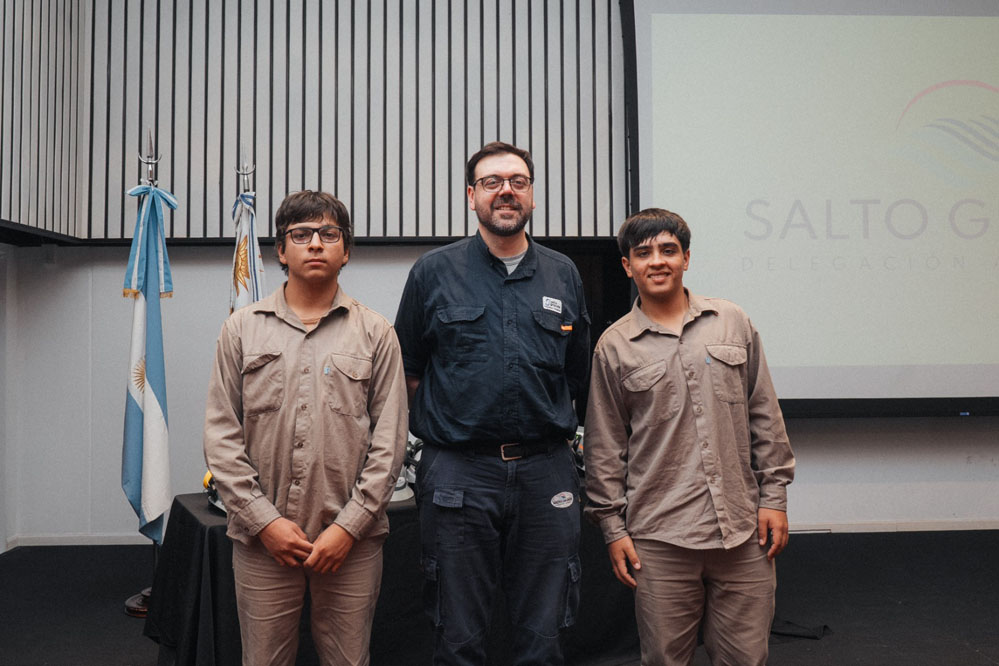 Más de 50 estudiantes de escuelas técnicas realizaron pasantías en el Complejo Hidroeléctrico Salto Grande.