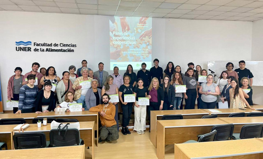 CON UN PANEL DE EXPERIENCIAS SE CERRÓ EL CURSO “INTRODUCCIÓN AL COOPERATIVISMO”