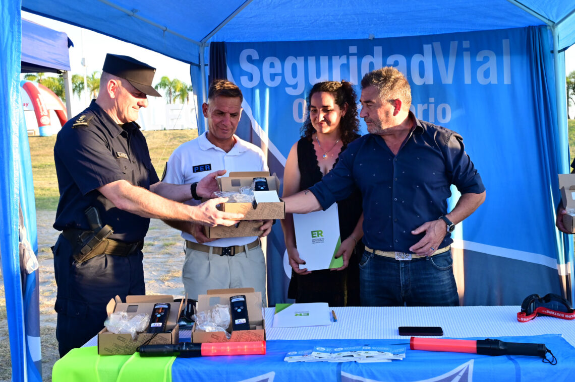 Refuerzan el control vial con nuevos alómetros para la Policía de Entre Ríos