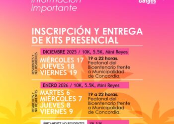 Cuenta regresiva: esta semana es la inscripción presencial para la Maratón de Reyes