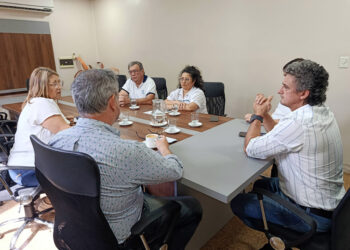 El Intendente Bravo se reunió con autoridades de la Caja de Jubilaciones Municipal