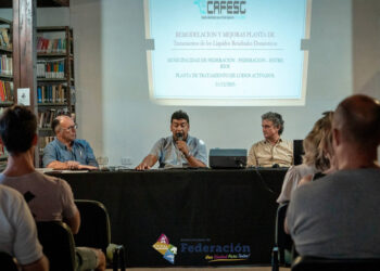 El Intendente Bravo participó de la presentación del Proyecto para Planta de Tratamiento de Líquidos Cloacales