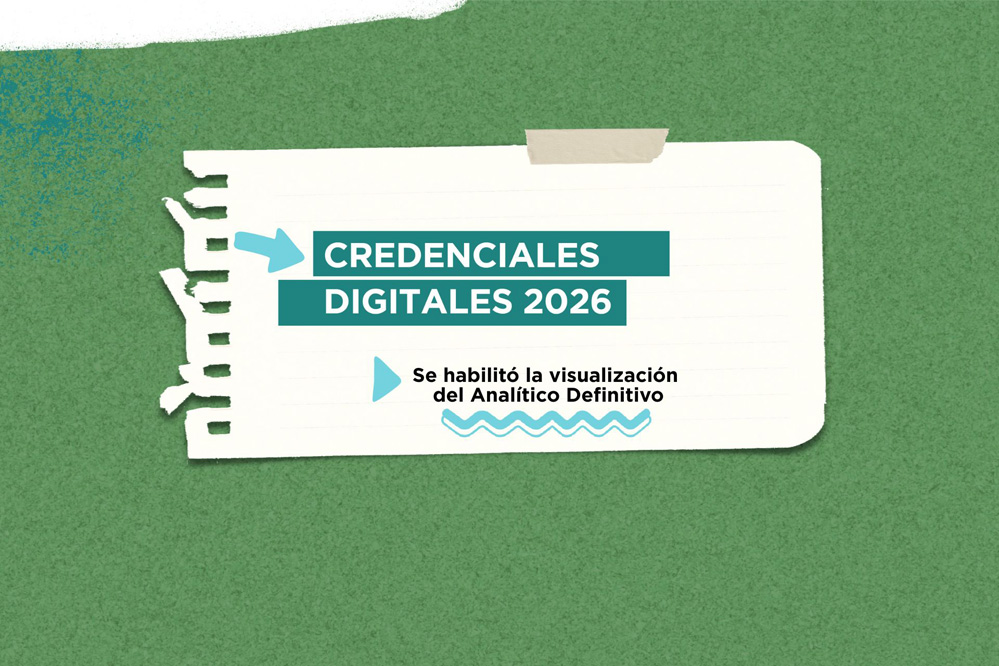 Habilitan la visualización del Analítico Definitivo de la Credencial de Puntaje Digital para docentes