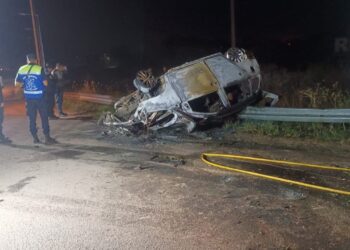 CHAJARÍ: Cuatro personas murieron calcinadas tras el vuelco e incendio de un vehículo