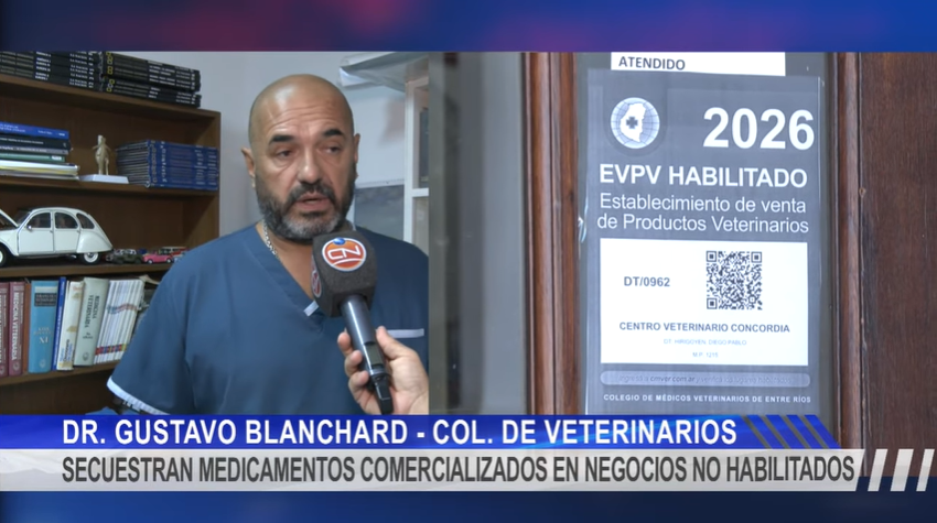 Decomisaron productos veterinarios en cinco comercios de Concordia por venta irregular