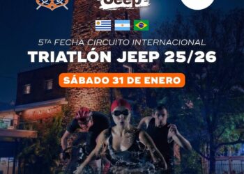 GRAN EXPECTATIVA POR UNA FECHA DEL TRIATLON JEEP EN SALTO QUE HARÁ HISTORIA