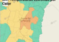 Renovaron alerta meteorológica por altas temperaturas.