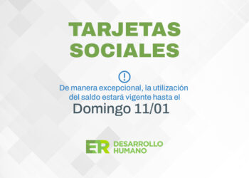 El domingo vence el saldo de la tarjeta de riesgo social