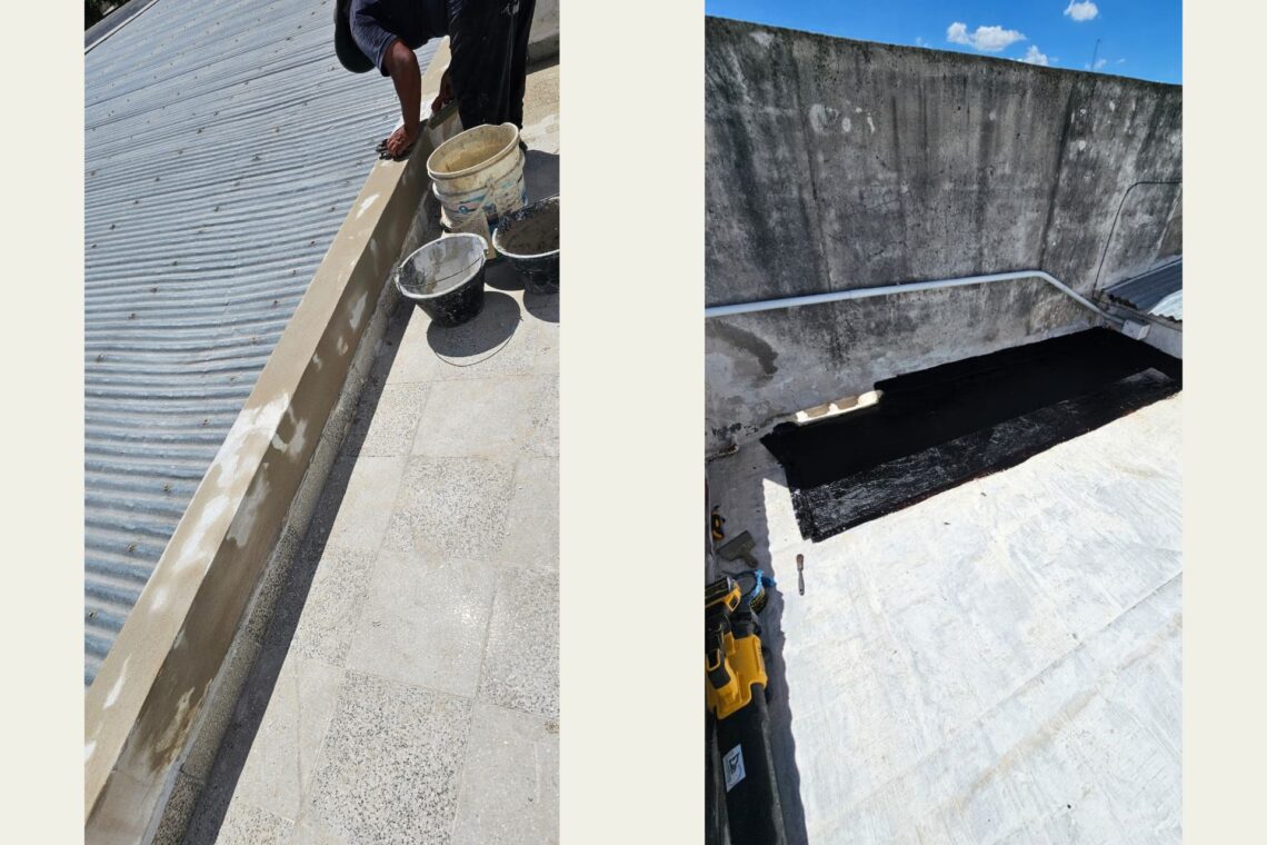 Refuerzan infraestructura pluvial en una escuela técnica de Seguí