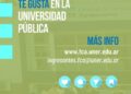 El Municipio de Federación informa que está abiertas las inscripciones de las Tecnicaturas a distancia de la UNER