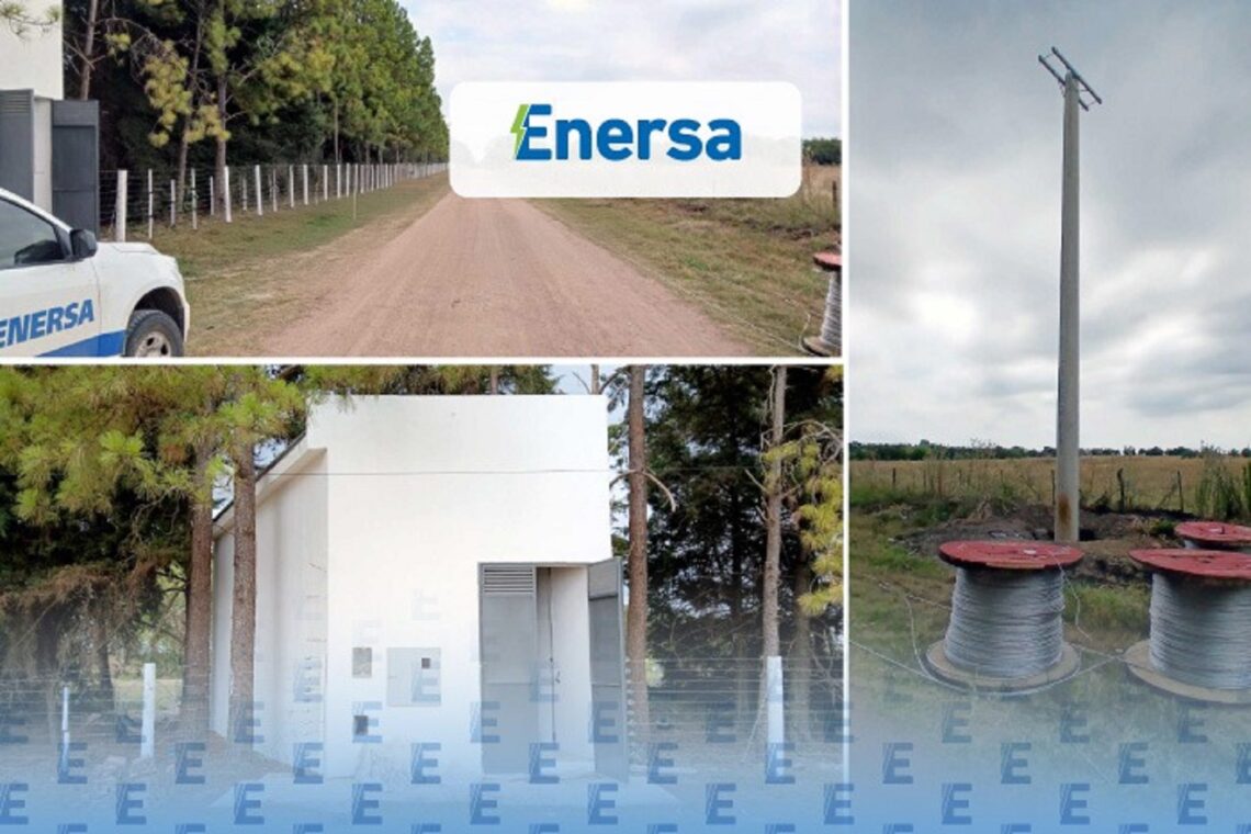 Enersa fortalece el sistema eléctrico en Villa Elisa y mejora el servicio en una zona productiva