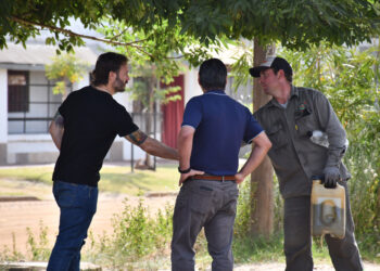 AZCUÉ EN LOS BARRIOS TAVELLA NORTE Y SUR: “ES IMPORTANTE EL COMPROMISO DE LOS VECINOS EN CUIDAR LOS ESPACIOS PÚBLICOS”