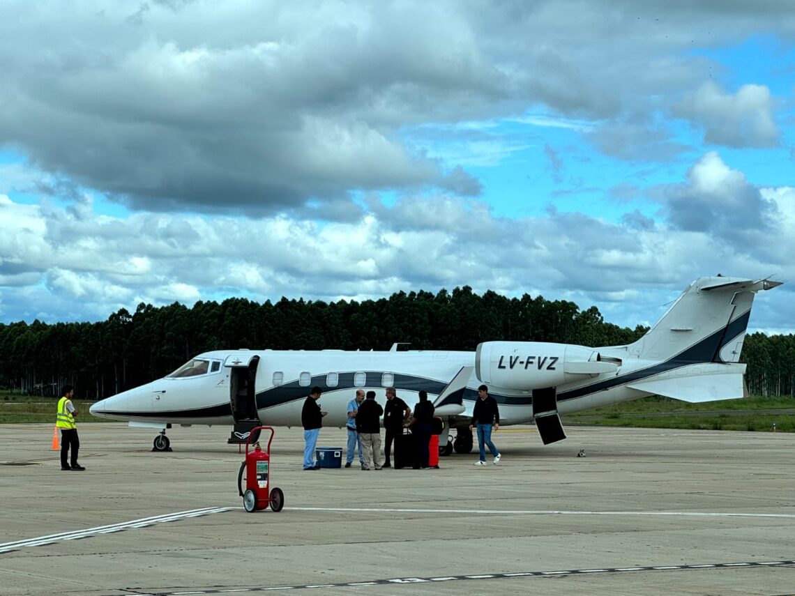 Se realizó un nuevo operativo de ablación de órganos a través del Aeropuerto Concordia