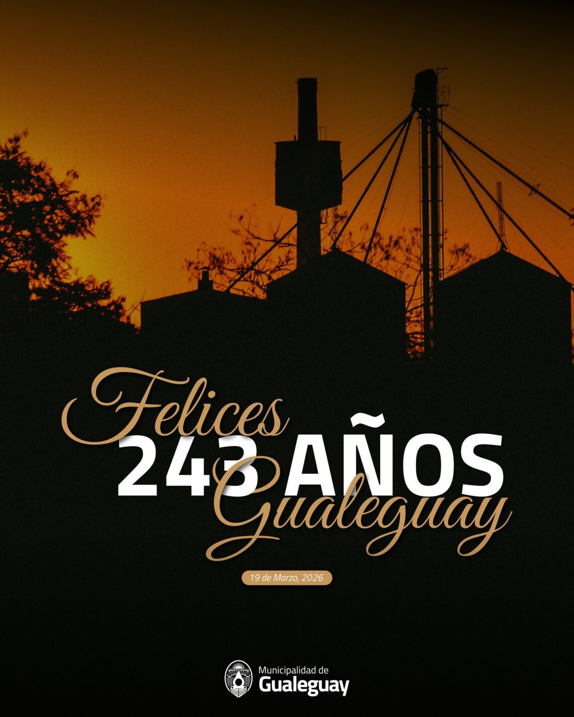 Gualeguay celebró su 243° aniversario