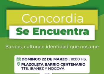 Lanzamiento del ciclo cultural “Concordia Se Encuentra”