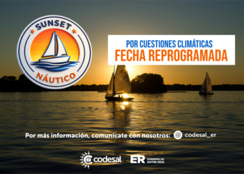 El evento “Sunset Náutico” en el Lago de Salto Grande fue reprogramado