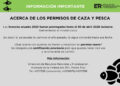 Brindan información sobre permisos de caza y pesca ante la proximidad de Semana Santa