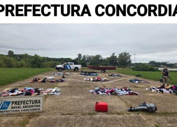 Procedimiento de Prefectura Naval Argentina por contrabando en el río Uruguay