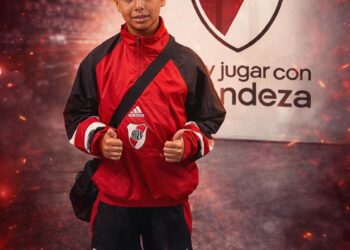 Con tan solo 9 años Santino firmó contrato AFA con River Plate