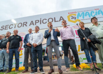 Con anuncio de créditos para el sector, se inauguró la 29ª Fiesta Nacional de la Apicultura en Maciá