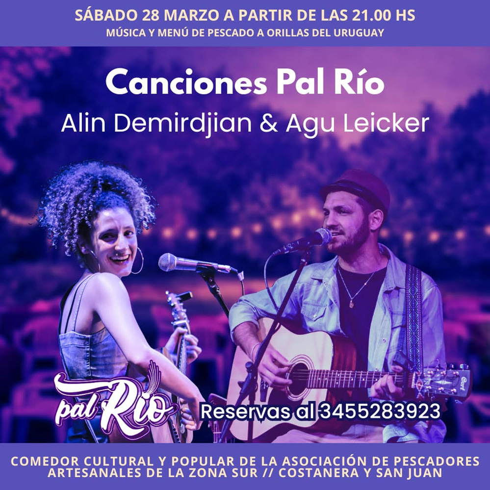 “Canciones Pal Río” Alín Demirdjian & Agu Leicker