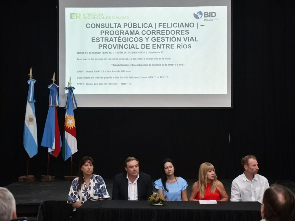 Se conocieron detalles del anteproyecto para la rehabilitación de las rutas provinciales 1 y 2