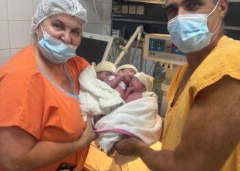 Se conocieron más imágenes de trillizos de Feliciano nacidos en Concordia