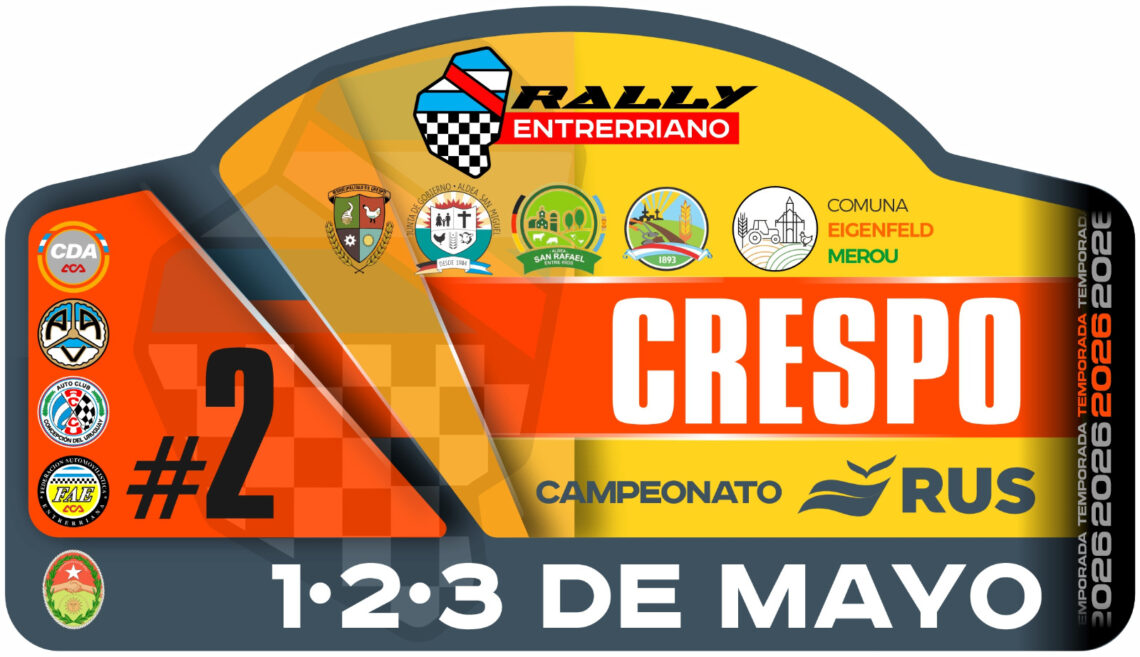 Ralley Entrerriano: Así será la segunda fecha del calendario 2026